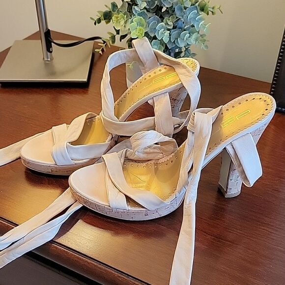 ESP faux leather wrap sandals - Picture 6 of 10